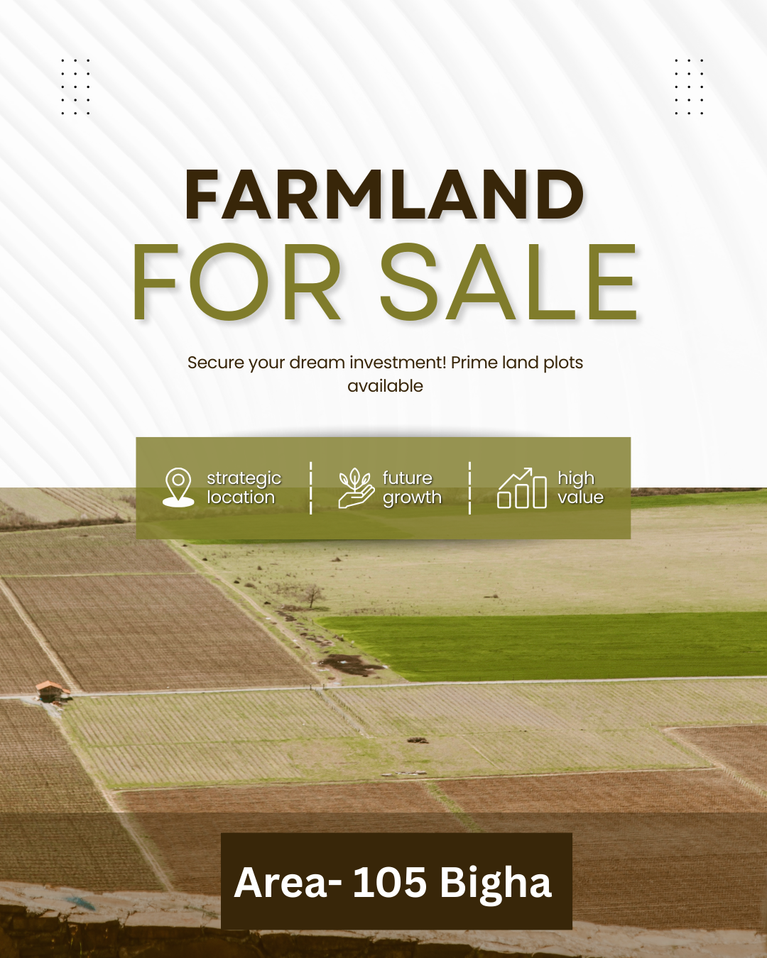 Buy Now 105 Bigha Farmland Near Nawabganj, Bareilly